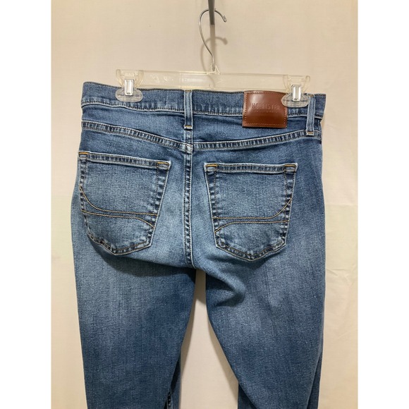 Hollister Epic Flex Straight Leg Jeans Mens 29x32 Medium Wash Blue Denim - Picture 5 of 7